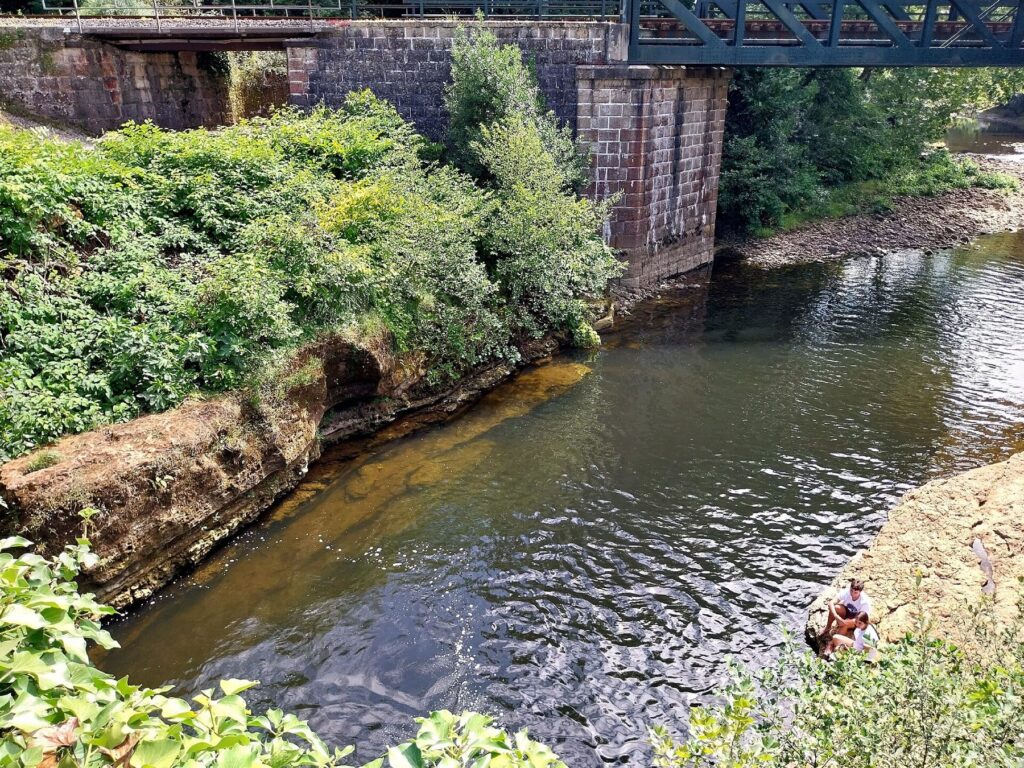 El río Saja a su paso por Villapresente (Reocín). Foto: Zarateman, Wikimedia Commons, CC0